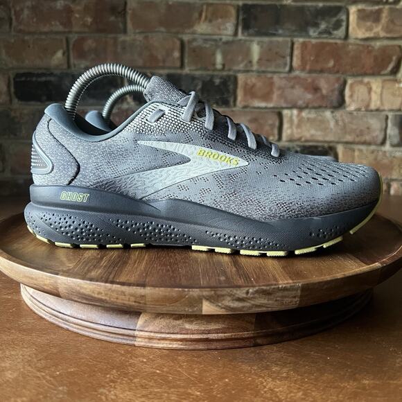 Brooks Ghost 16 Primer Gray Road Running Shoes Sneakers Men's 7.5 Women's 9 - Picture 7 of 16